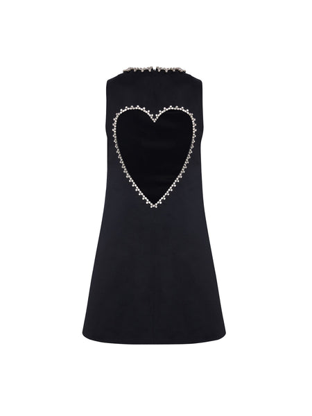 Rent The Crystal Open Back Heart Dress By Area Rites