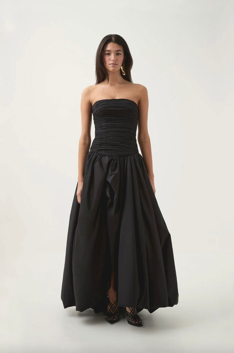 Rent the Aje Black Violette Bubble Hem Dress at Rites