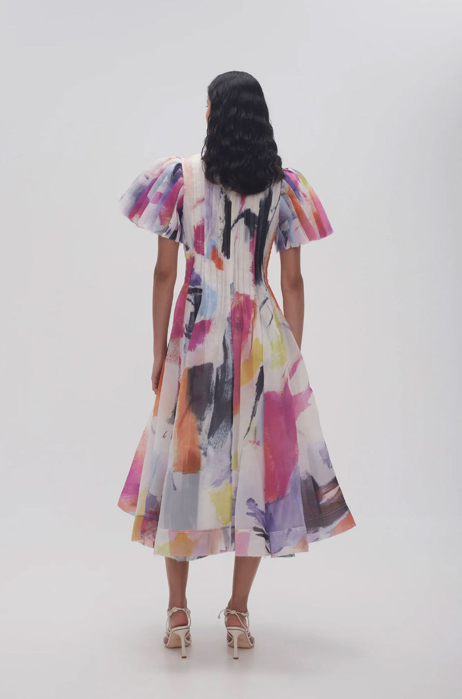 aje solstice pleated midi dress Rent The Nova Pleated Midi Dress By Aje