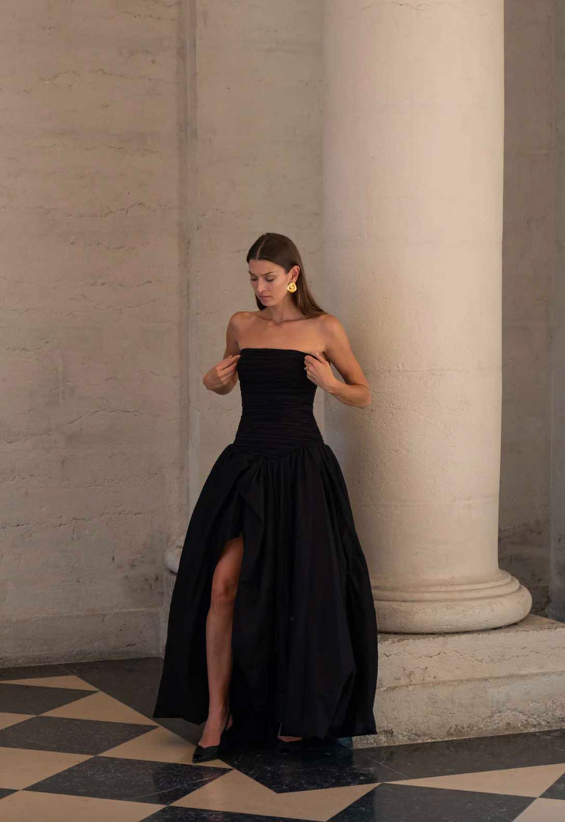 Rent Aje Violette Bubble Hem Maxi Dress | Rites Rental Rent Aje Violette Bubble Hem Maxi Dress | Rites Rental