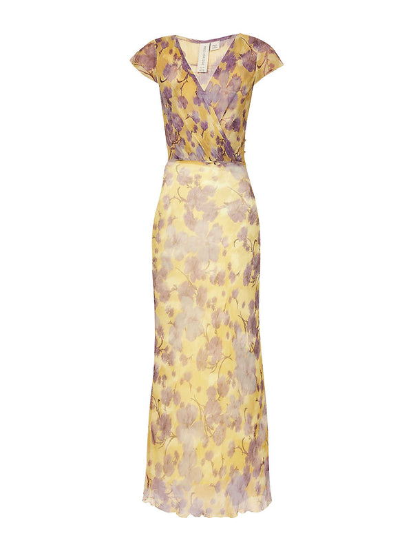 Rent the Bernadette Wrap Maxi Dress in floral print by Bec & Bridge