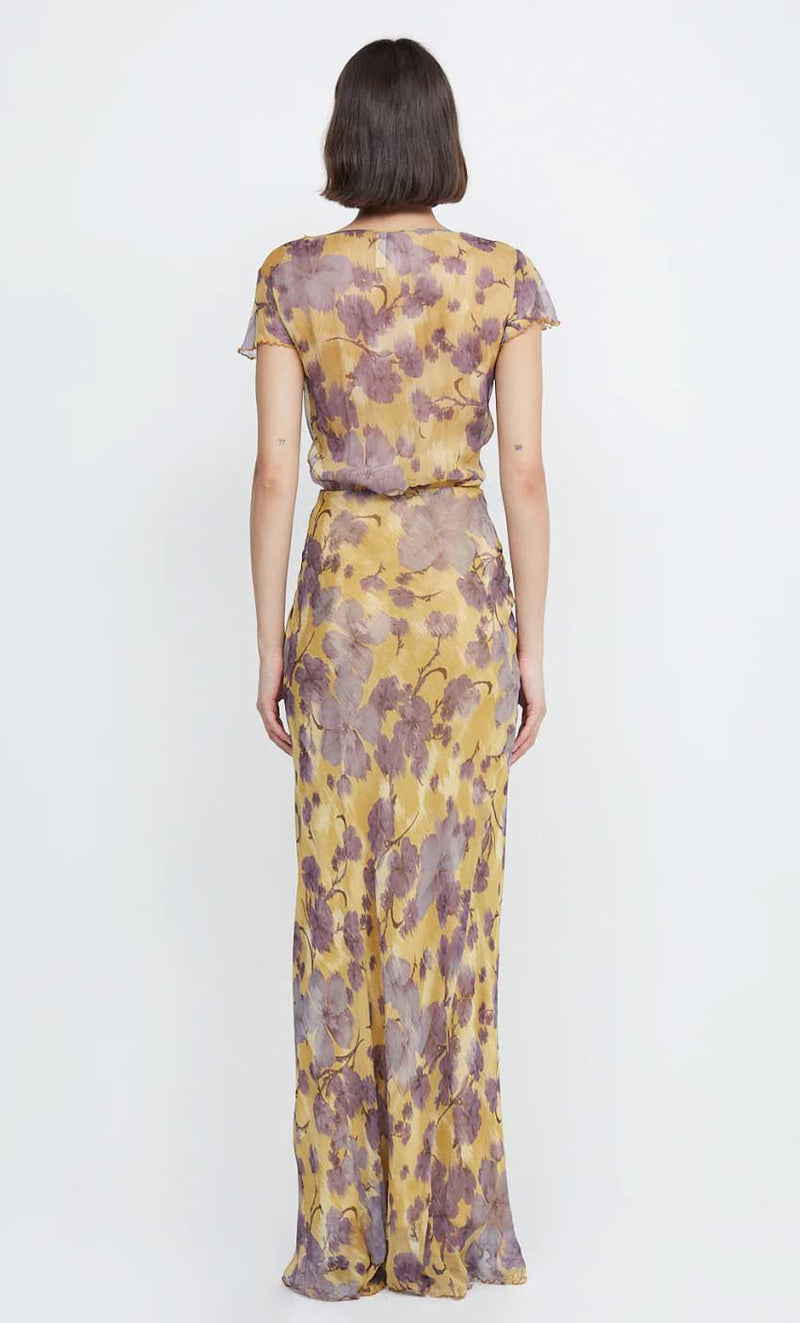 Rent the Bernadette Wrap Maxi Dress in floral print by Bec & Bridge