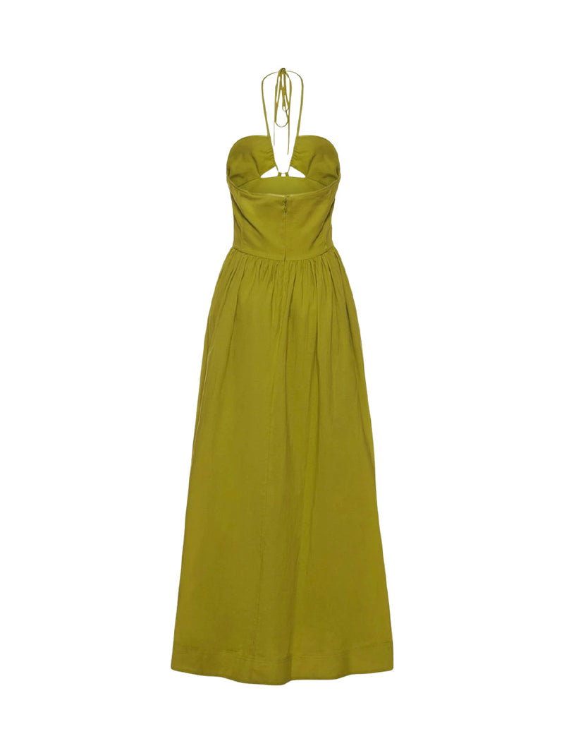 Rent the Ellie Cotton Maxi Dress in Fern Green by Bec & Bridge at Rites