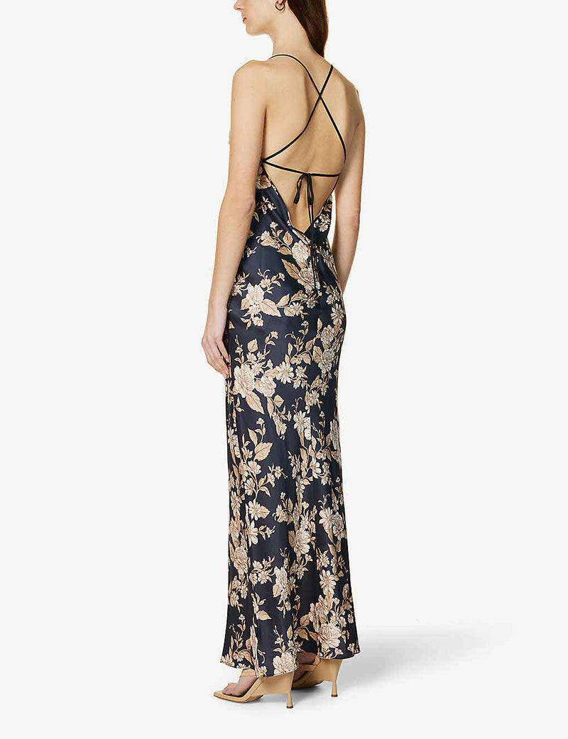 Rent the Bec & Bridge Opaline Maxi Dress in floral print silk at Rites