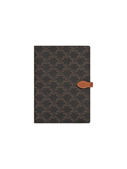 Shop the Celine Notebook Cover in Triomphe Canvas and Calfskin at Rites London