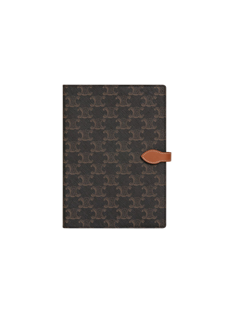 Shop the Celine Notebook Cover in Triomphe Canvas and Calfskin at Rites London