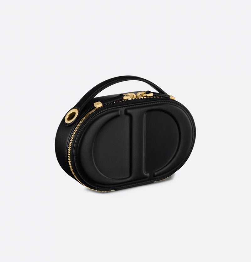 Shop the Dior black CD Signature Oval Camera Bag at Rites 