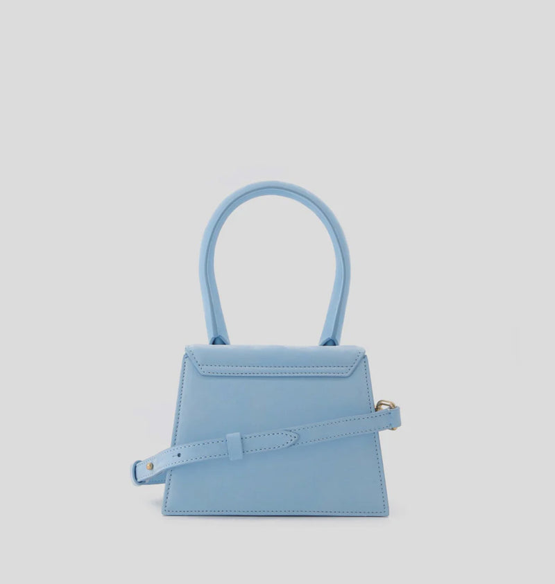 Rent the Le Chiquito Bag in blue leather from Jacquemus