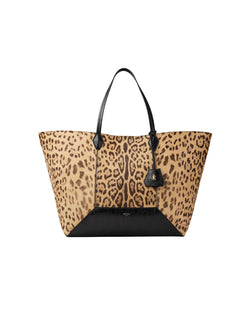 Shop the Jimmy Choo Large Diamond Tote Bag in Leopard Print at Rites London