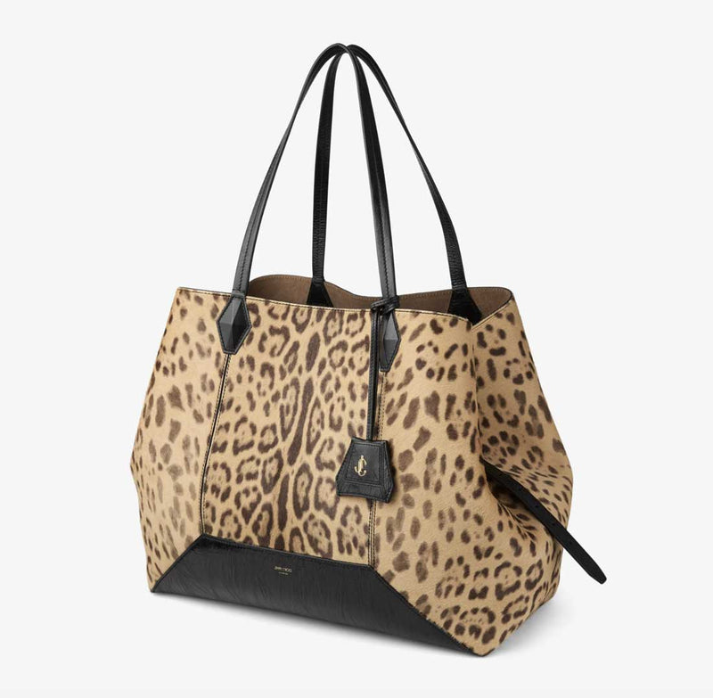 Shop the leopard print Large Diamond Tote Bag by Jimmy Choo at Rites London