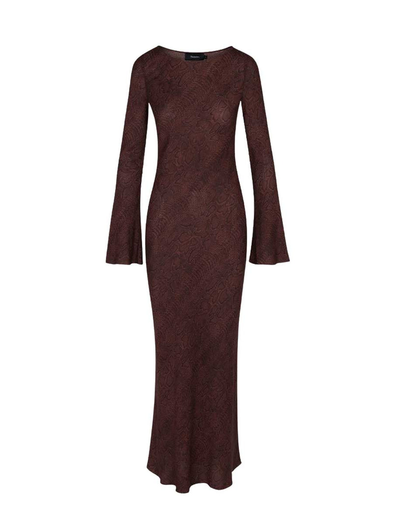 Rent the Realisation Par Gia Maxi Dress in Python Print at Rites London