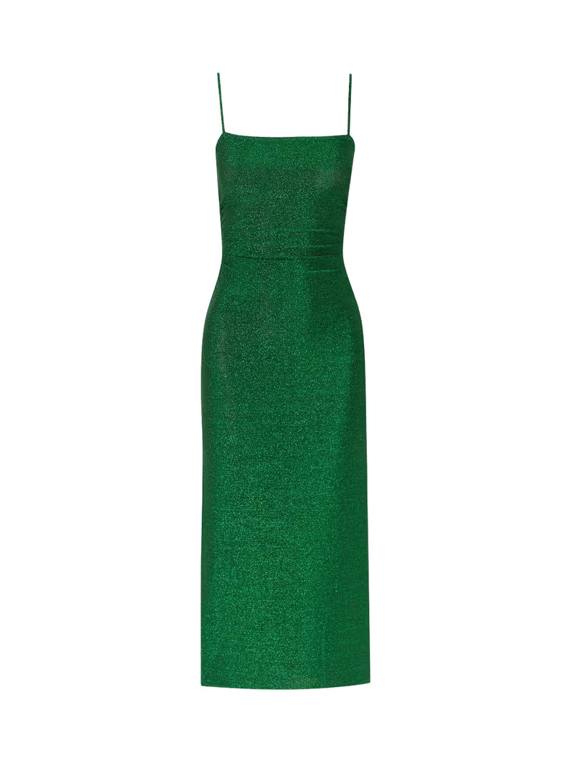 Rent The Breslin Metallic Green Midi Dress By Reformation | Rites Rent The Breslin Metallic Green Midi Dress By Reformation | Rites