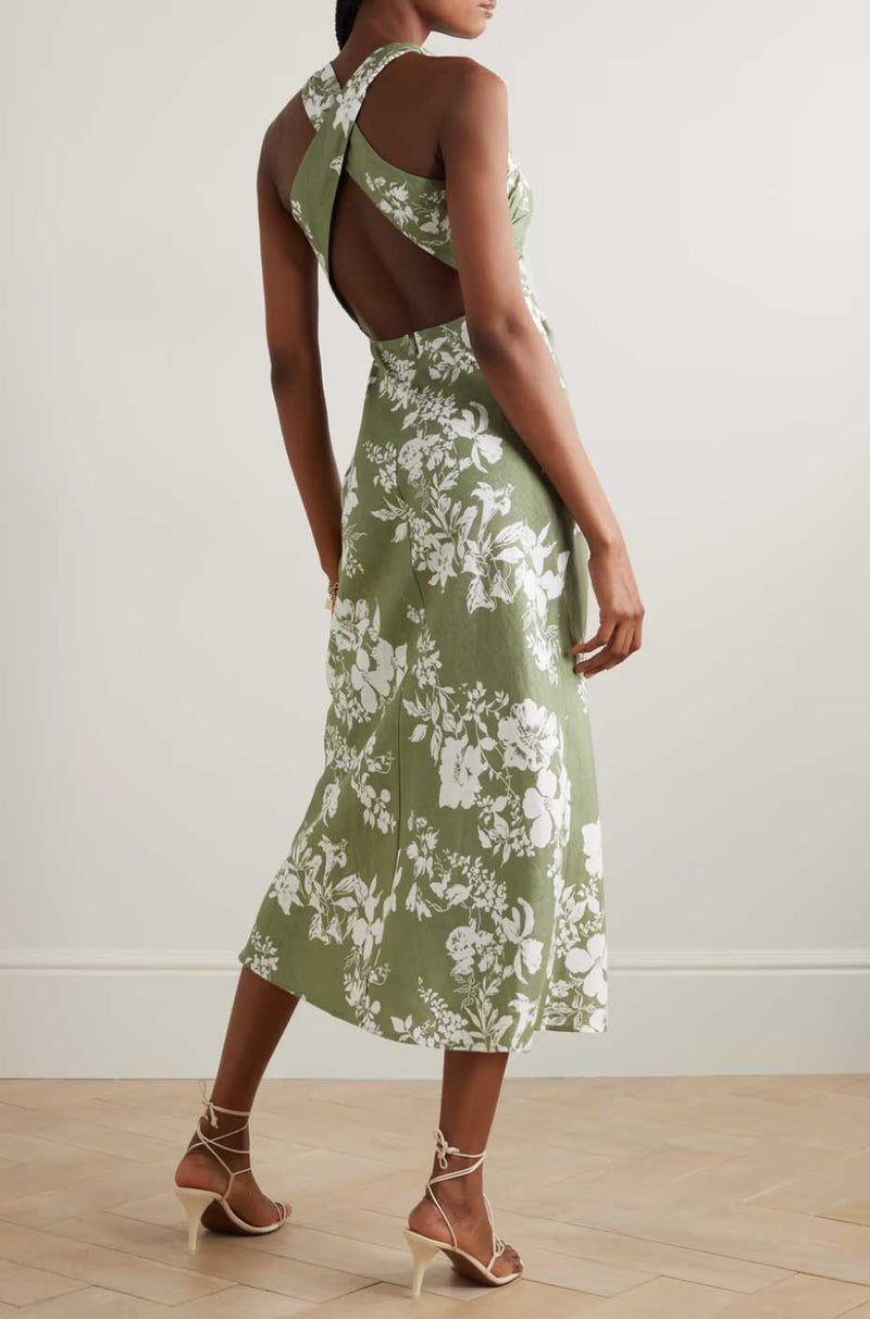 Rent The Casette Floral Linen Maxi Dress By Reformation | Rites Rent The Casette Floral Linen Maxi Dress By Reformation | Rites
