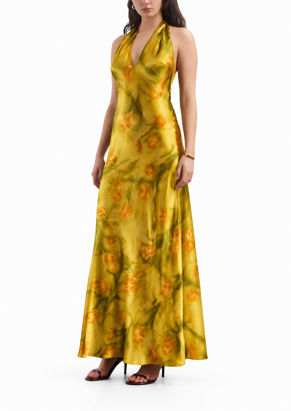Rent Reformation Daniela Silk Maxi Dress Artiste