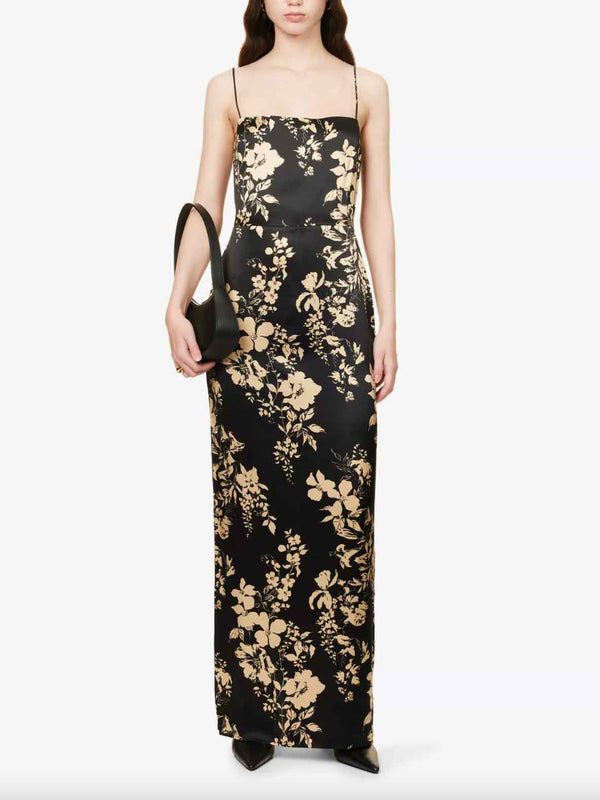 Rent the Frankie Floral-Print Silk Maxi Dress by Reformation at Rites