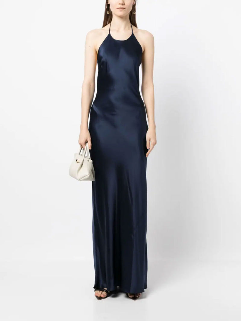 Rent Reformation Navy Silk Jeany Dress | Rites London Rent Reformation Navy Silk Jeany Dress | Rites London