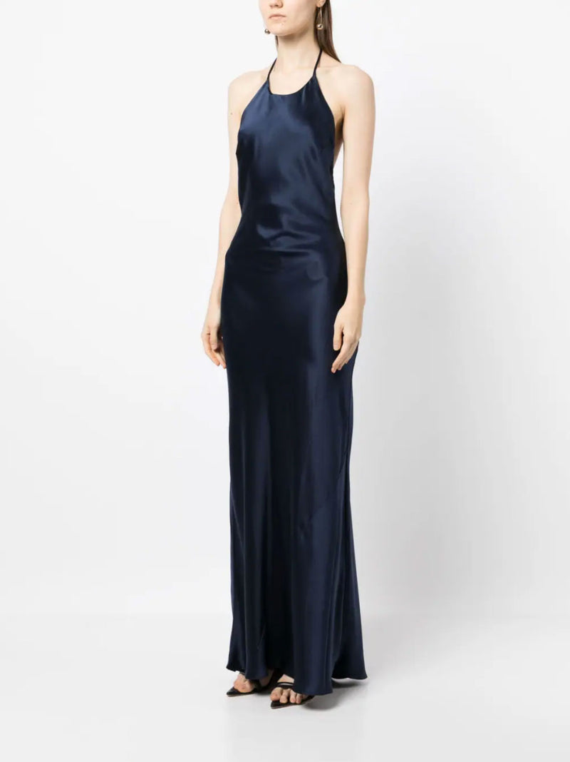 reformation navy silk dress Reformation Jeany Silk Dress - Navy