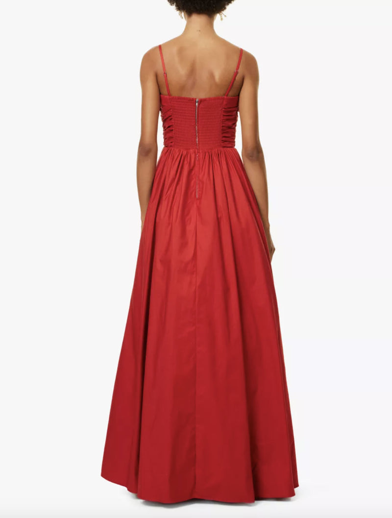 Rent the Reformation Kastoria Maxi Red Dress at Rites