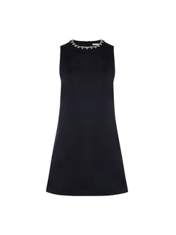 Rent the Crystal Open Back Heart Dress in black by Area NYC