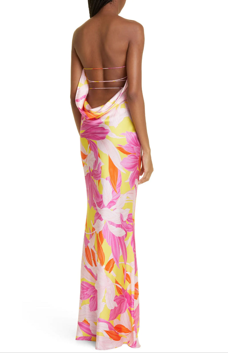 Rent The Keaton Floral Silk Maxi Dress By Retrofete Rent The Keaton Floral Silk Maxi Dress By Retrofete