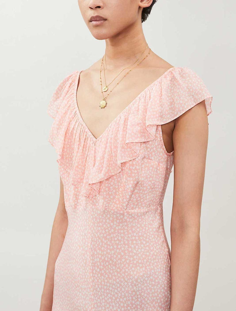Shop the preloved resale Antoinette Floral-Print Midi Dress by Rixo