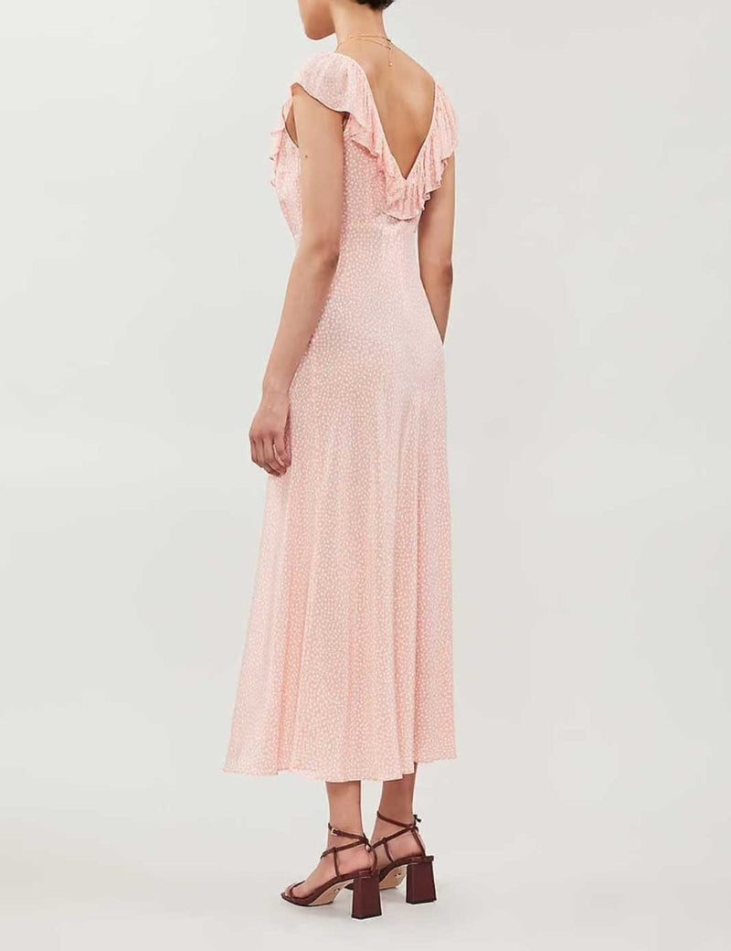 Shop the preloved resale Antoinette Floral-Print Midi Dress by Rixo