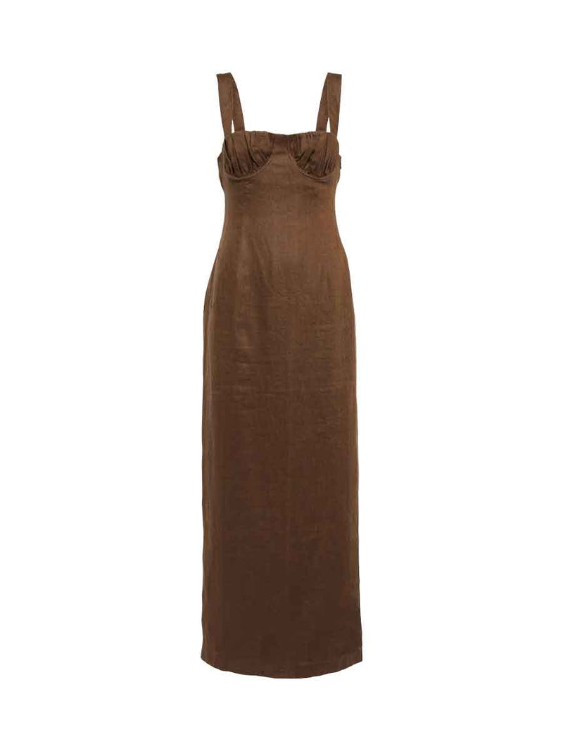 Rent The Bettina Linen Maxi Dress By Sir The Label | Rites Rent The Bettina Linen Maxi Dress By Sir The Label | Rites