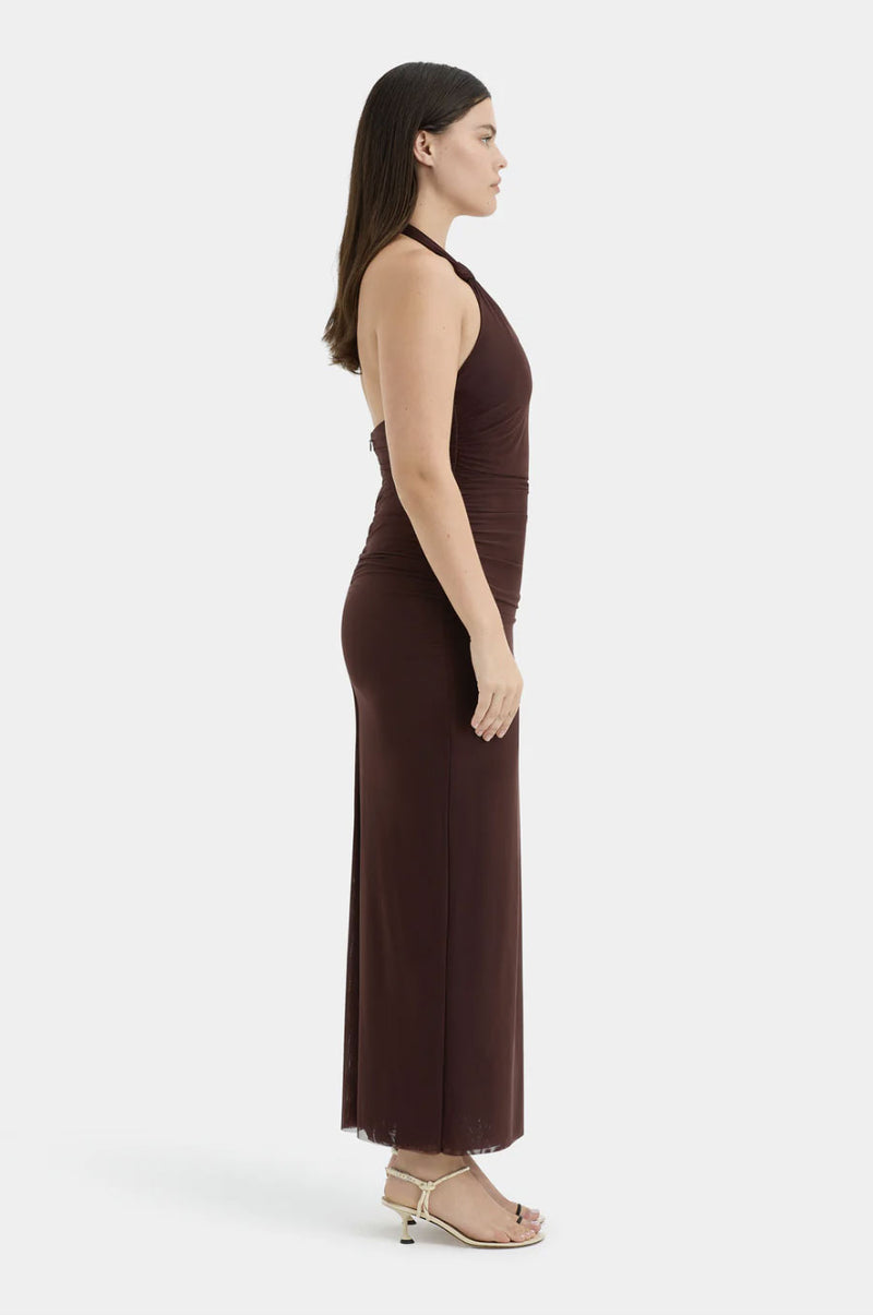 sir jacques knot midi dress SIR Jacques Twist Midi Dress