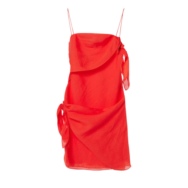 sachin and babi light blue dress George Trochopoulos Mini Backless Dress in Red main image 0