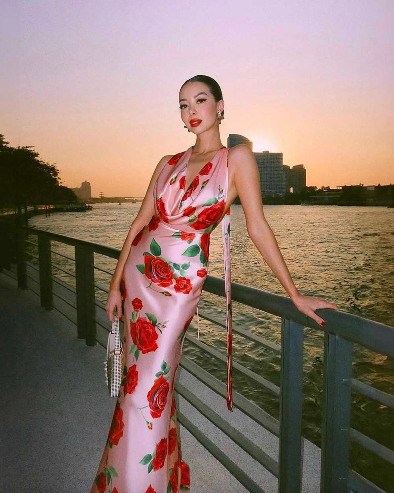 Rent Sau Lee Presley Satin Gown Rent Sau Lee Presley Satin Gown