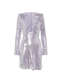 Rent Self Portrait Lilac Sequin Mini Dress | Rites Rental & Resale Rent Self Portrait Lilac Sequin Mini Dress | Rites Rental & Resale