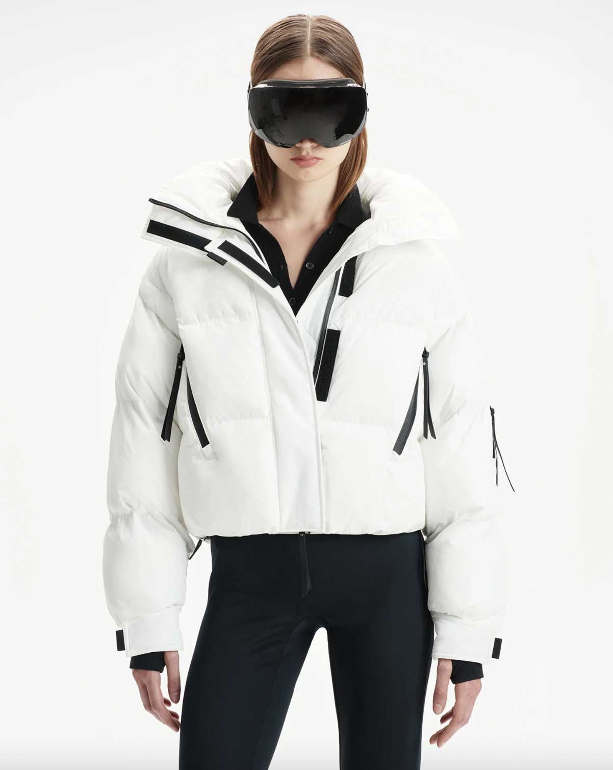 Berthal Rites Rent Rent Shoreditch Ski Club Diana Puffer Jacket White | Rites Rental & Resale