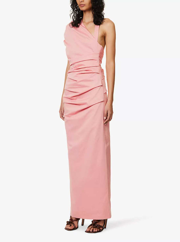 Rent the SIR the Label Pink Giacomo Gathered Gown at Rites