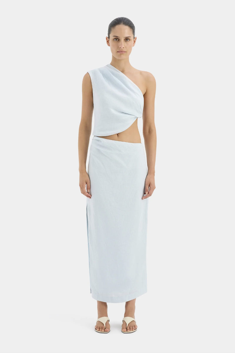 Rent the light blue SIR Iris Asymmetric Skirt at Rites