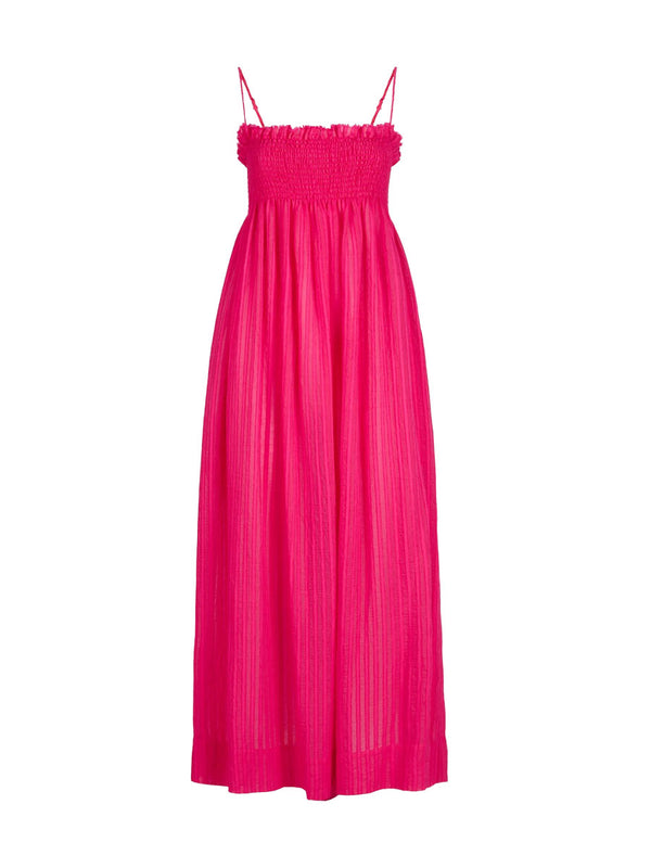 Three Graces London Farah Dress in magenta pink