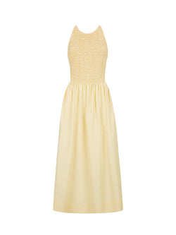 Rent the Three Graces London Soleil Dress in primrose yellow at Rites