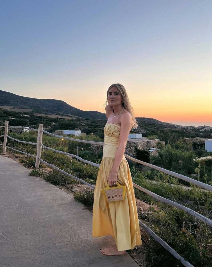 Rent The Lauryn Dress In Buttermilk By Tove