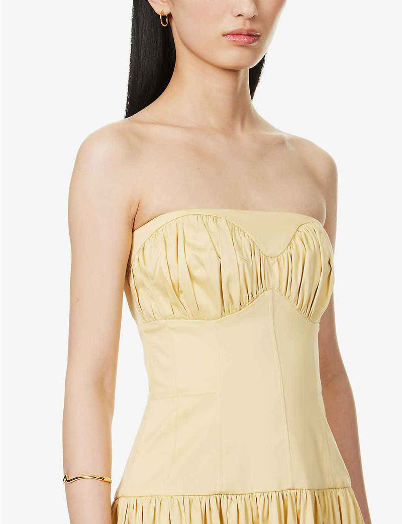 Rent The Lauryn Dress In Buttermilk By Tove | Rites Rent The Lauryn Dress In Buttermilk By Tove | Rites