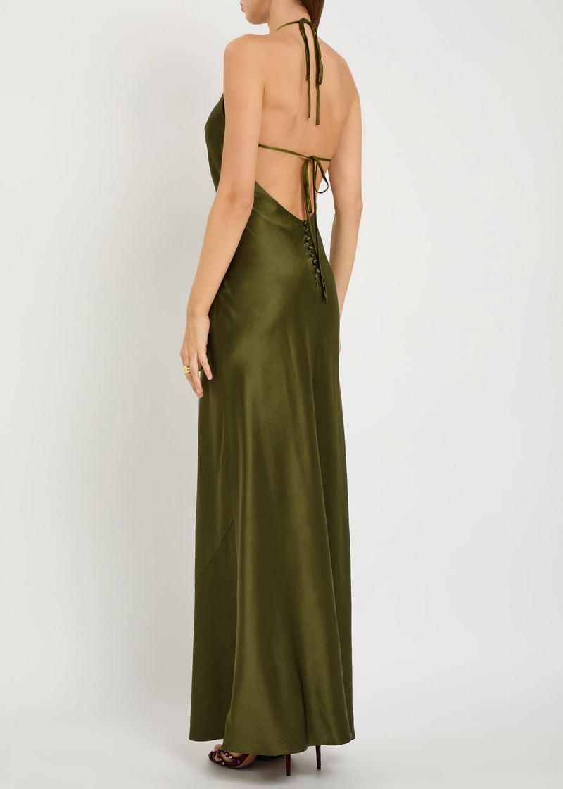 reformation green halter dress Rent Jeany Silk Maxi seller_signature x ltd. Tall Dresser in Oak Made in Canada Size:EU 38 Regular
