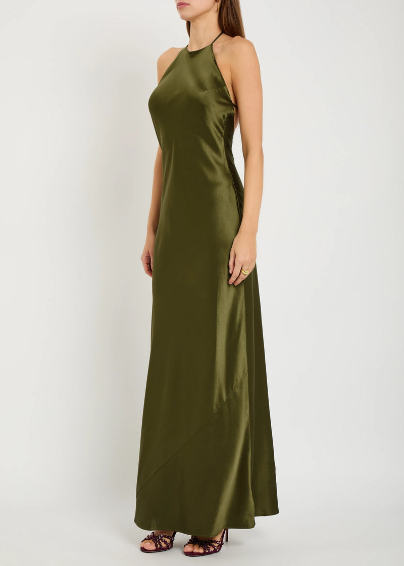 reformation green halter dress Rent Jeany Silk Maxi seller_signature x ltd. Tall Dresser in Oak Made in Canada Size:EU 38 Regular