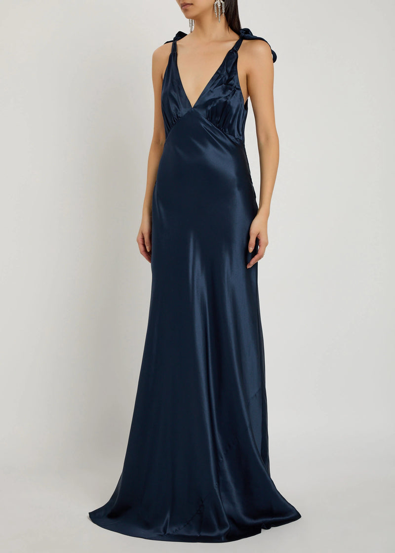reformation maxi dress Rent Pernille Navy Silk CAMO Colors:Mossy Oak New Brk Up Solventum™ V.A.C.® Granufoam™ Dressing at least with this YGroup_marilyn-maxi-dress