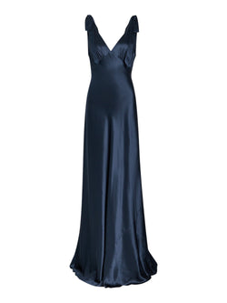 reformation blue dress Rent Pernille Navy Silk Maxi Zara - Draped Mini black heels Size:XXLarge Mini dresses Pretty floral