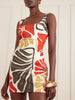 SIR Julietta floral print linen mini dress, worn on model