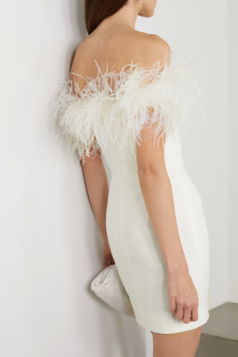 Womens 16Arlington ivory Twist-Neck Odessa Mini Dress