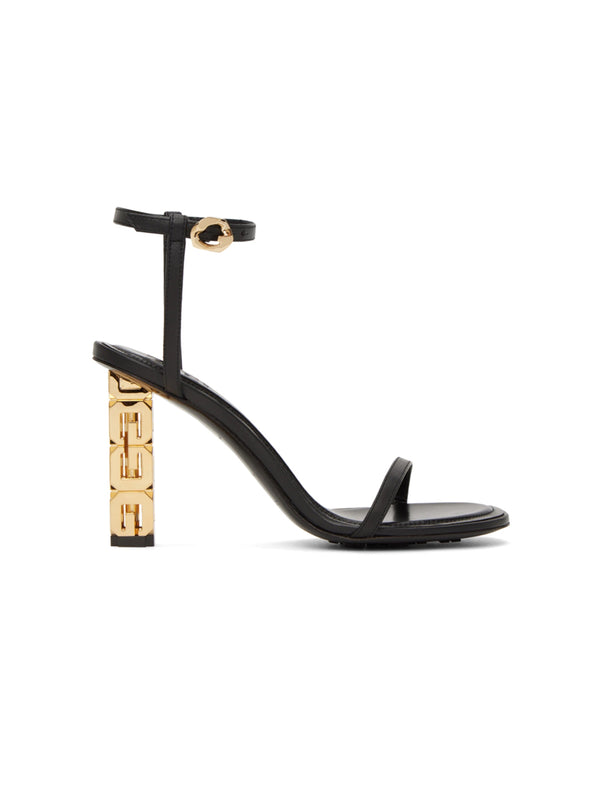 Black G Cube Heeled Sandals from Givenchy