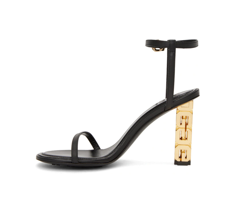 Black G Cube Heeled Sandals from Givenchy