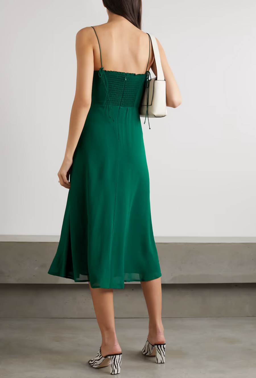 Rent Juliette Dress In Emerald by Reformation | Rites Rental & Resale Rent Juliette Dress In Emerald by Reformation | Rites Rental & Resale