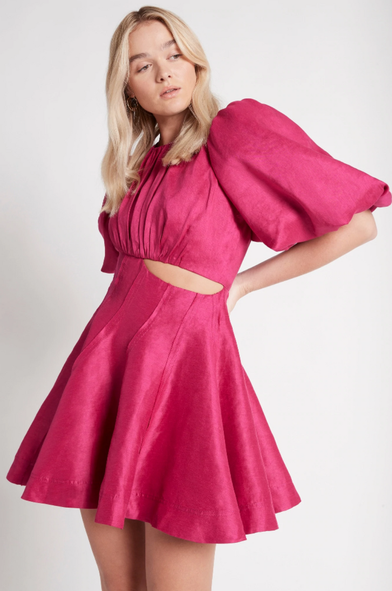 Rent Admiration Asymmetric Mini Dress by Aje | Rites Rental & Resale Rent Admiration Asymmetric Mini Dress by Aje | Rites Rental & Resale