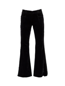 Tom Ford for Gucci Black velvet flared trousers