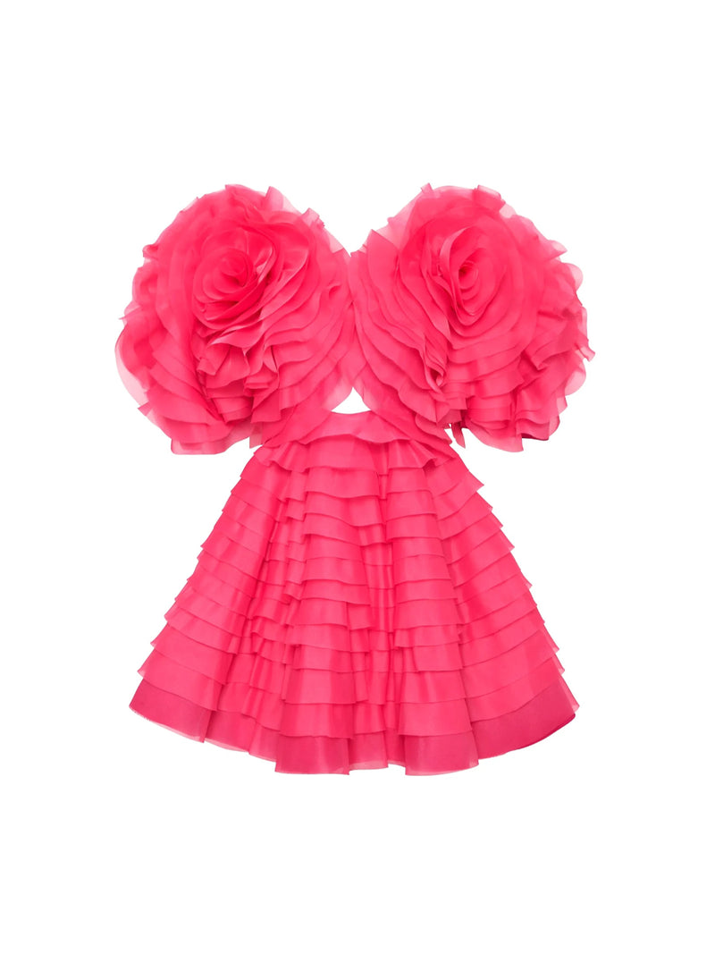 Rent The Amour Ruffle Mini Dress In Berry By Aje | Rites Rental & Resale Rent The Amour Ruffle Mini Dress In Berry By Aje | Rites Rental & Resale